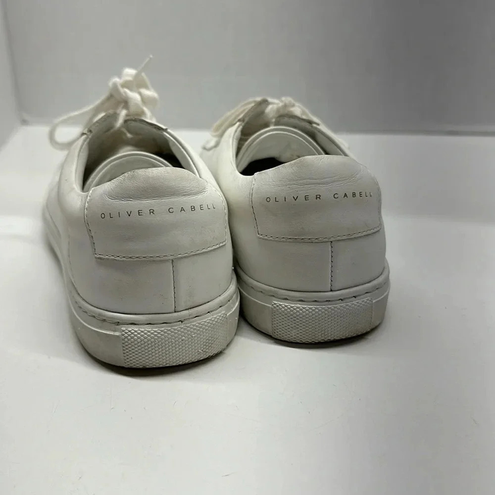 Oliver Cabell Low Top 1 Sneakers Shoes Lace Up Leather Sneaker White Women's 7 - Picture 5 of 11